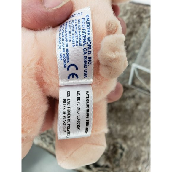Aurora Percy the Pig # 31180 Mini Floppsie 9" Stuffed Animal‎ Plush Toy - Picture 3 of 9